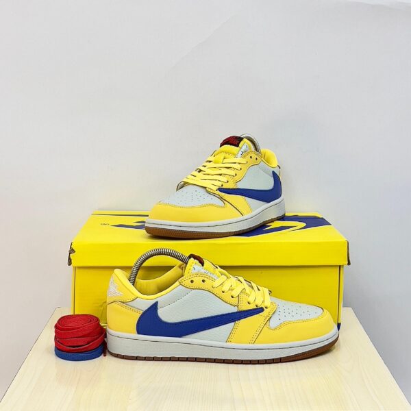 Nike Jordan 1 Low X Travis Scott Sneakers “Canary Yellow”